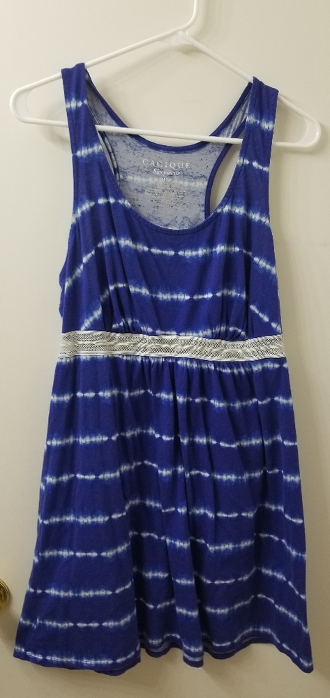 Lane Bryant 14/16 Sleepware Blue and White